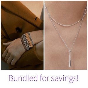 2 for 1! Jenny Bird Austin Cuff & Leana Necklace!